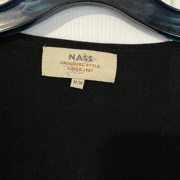 ARGYLE FAUX WRAP SWEATER - Picture 5 of 8